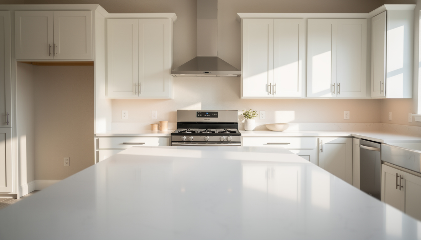 Stainless steel oven range in modern kitchen