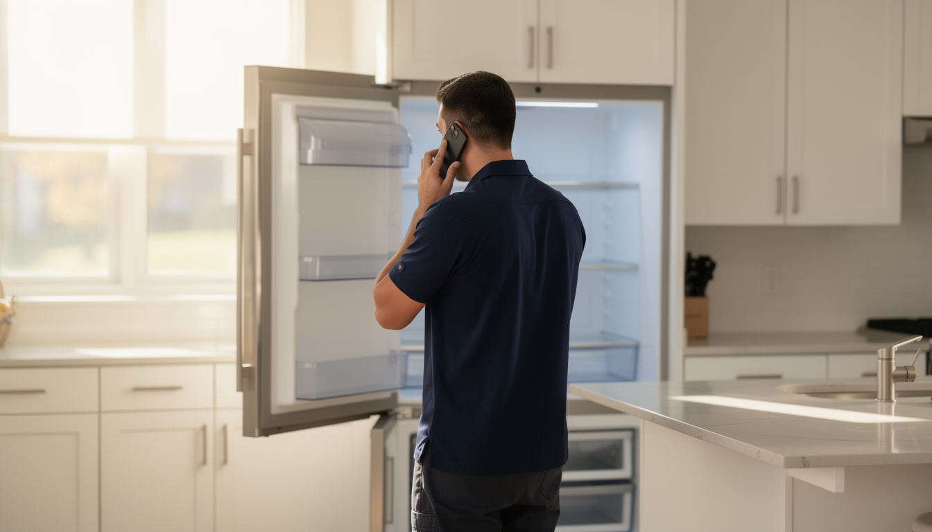Kenner appliance repair technician providing a free phone estimate